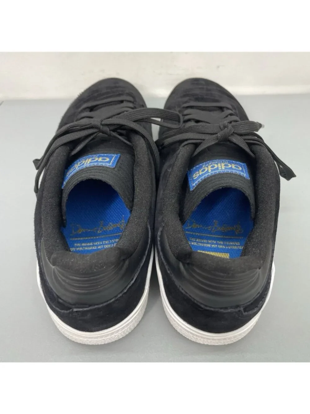 Adidas Busenitz RX Sneakers Skateboard Pigskin Suede Leather Core Black Mens 9